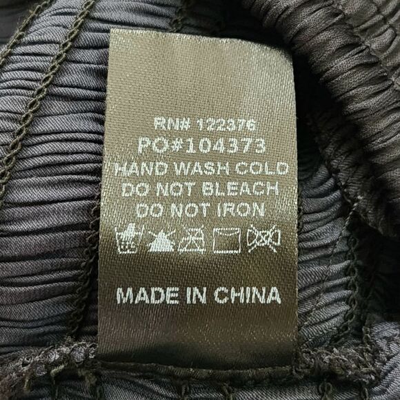 Mahina Strapless Romper Harem Pants Black Smocked Top Swim Cover Up Women's M - Picture 7 of 9